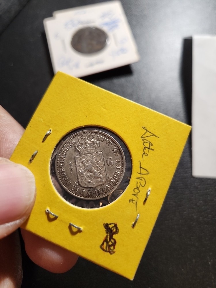 NETHERLANDS 1/2 Gulden 1907 #0043