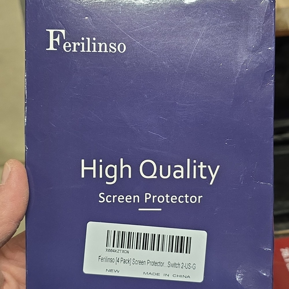 Ferilinso Glass Screen Protector Clear 4 Pack for Nintendo Switch Switch 2-US-G