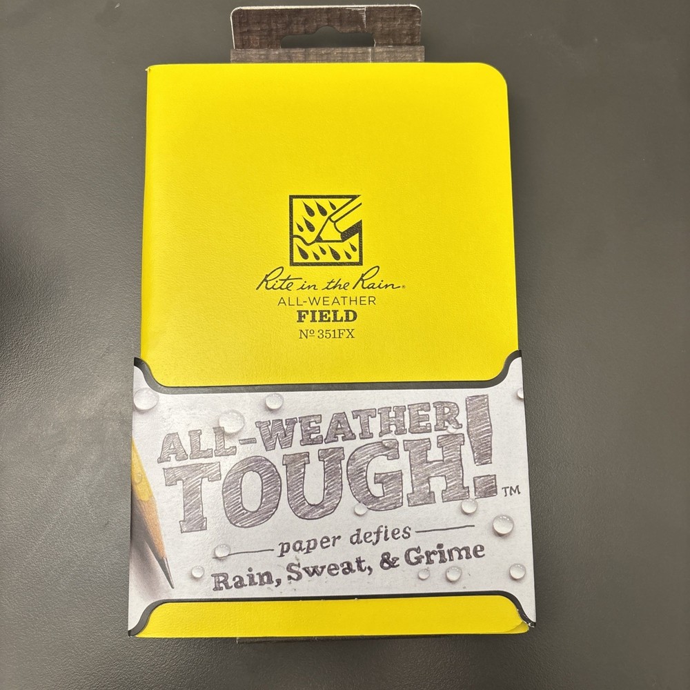 Rite in the Rain Field-Flex Notebook 3 Pack - Yellow