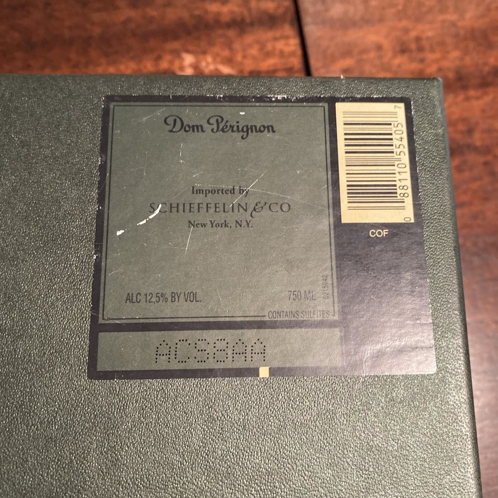 Vintage 1998 Dom Perignon Bottle and box Empty** Empty**