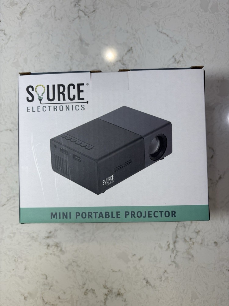 New Source Electronic Mini 6” Portable Projector NIB