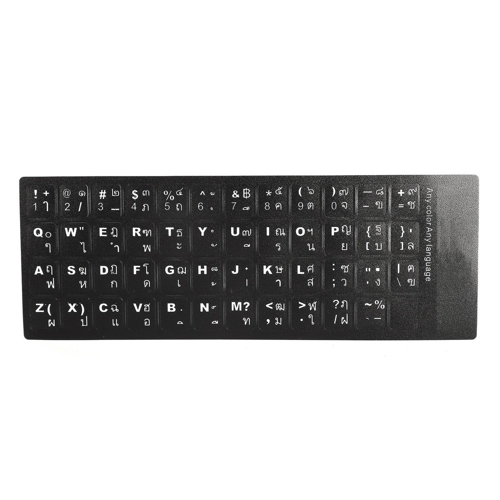Thai Keyboard Sticker Replacement Keyboard Sticker for Desktop Computer Laptop