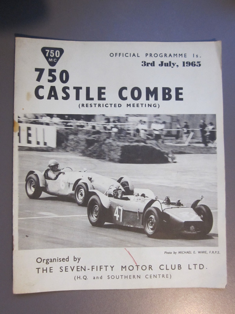 Castle Combe motor racing programmes