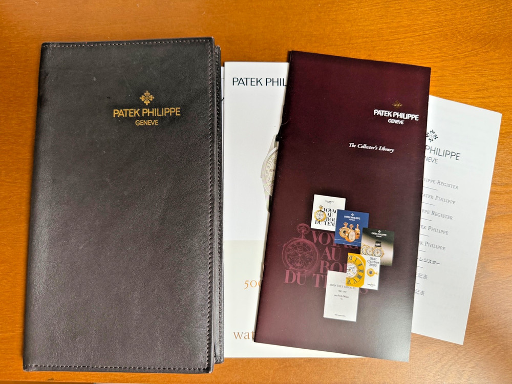 Patek Philippe Leather Folder And Booklet