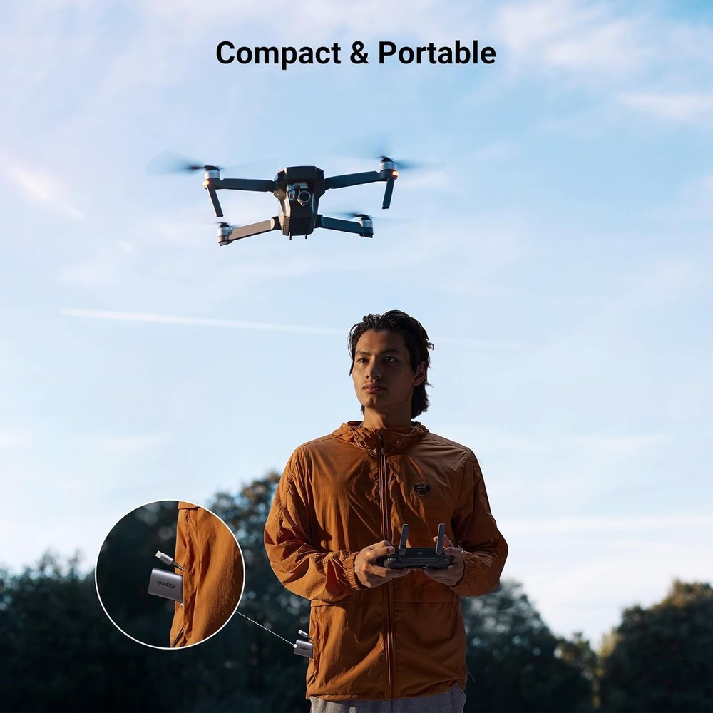 UGREEN USB C SD Card Reader, 2-in-1 Micro Memory Reader for TF Grey