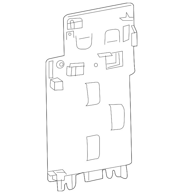 Genuine GM Control Module Bracket 25753010