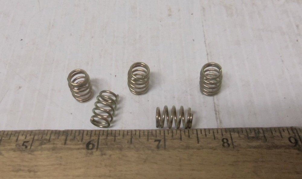 Lot of 5 - Multi-Flex Spring Co. Compression Helical Spring for Military Starter
