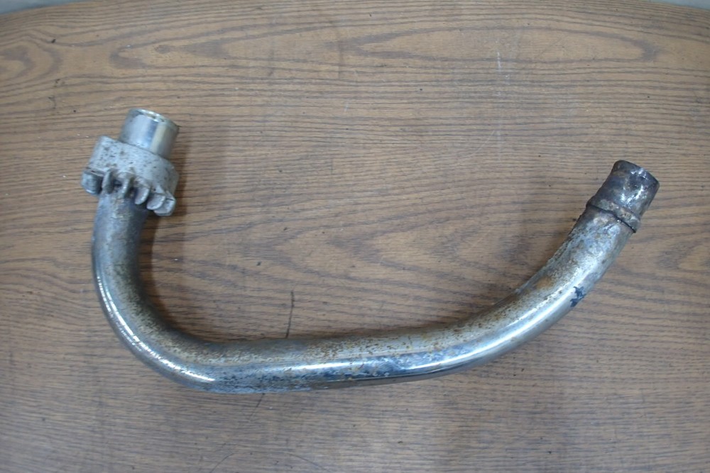 1978 HONDA CB400A EXHAUST HEADER W/ FLANGE DAMAGED