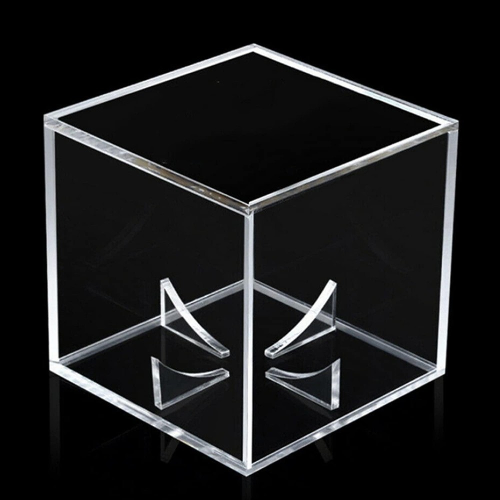 12Pack Baseball Display Case Acrylic Cube - UV Protected 12 PC, Clear