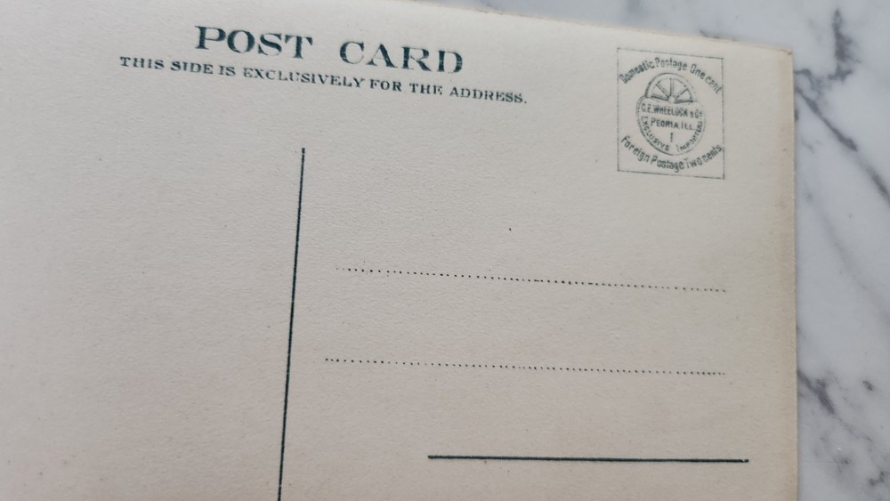 vtg POSTCARD POST OFFICE WORCESTER MASS.