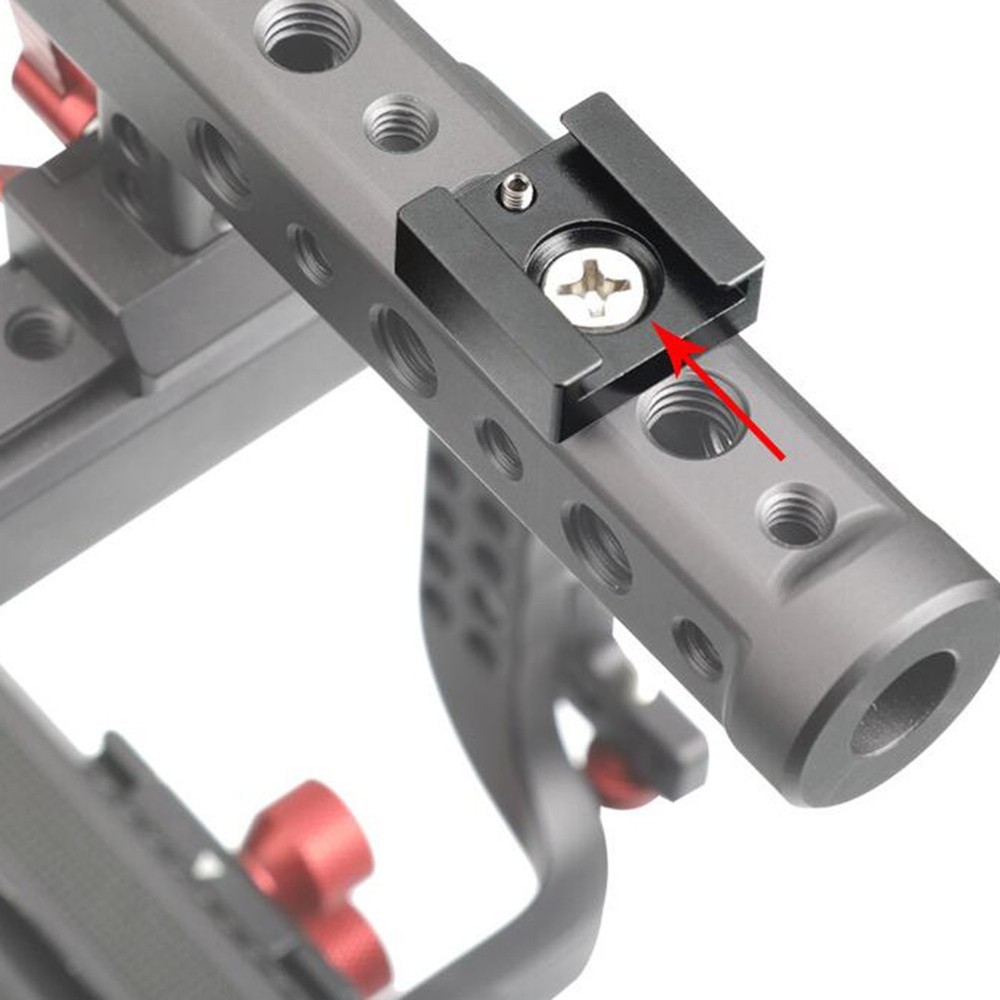 2 Pcs Flash Mount Bracket Quick Release Cold Shoe Holder Adapter