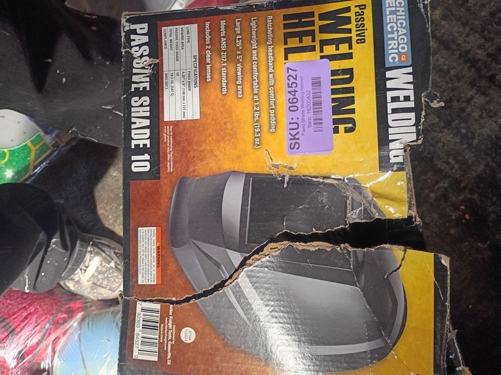 welding helmet.  New in a box