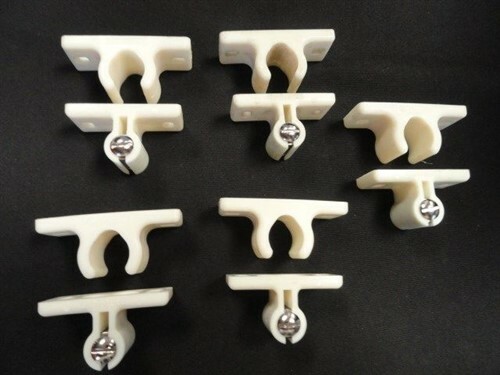 EBERHARD WHITE BIMINI FITTING SET QUANTITY (5) MARINE BOAT