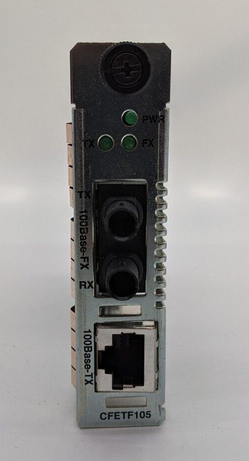 Transitional Network CFETF1011-105 Point System Slide-In-Module Media Converter