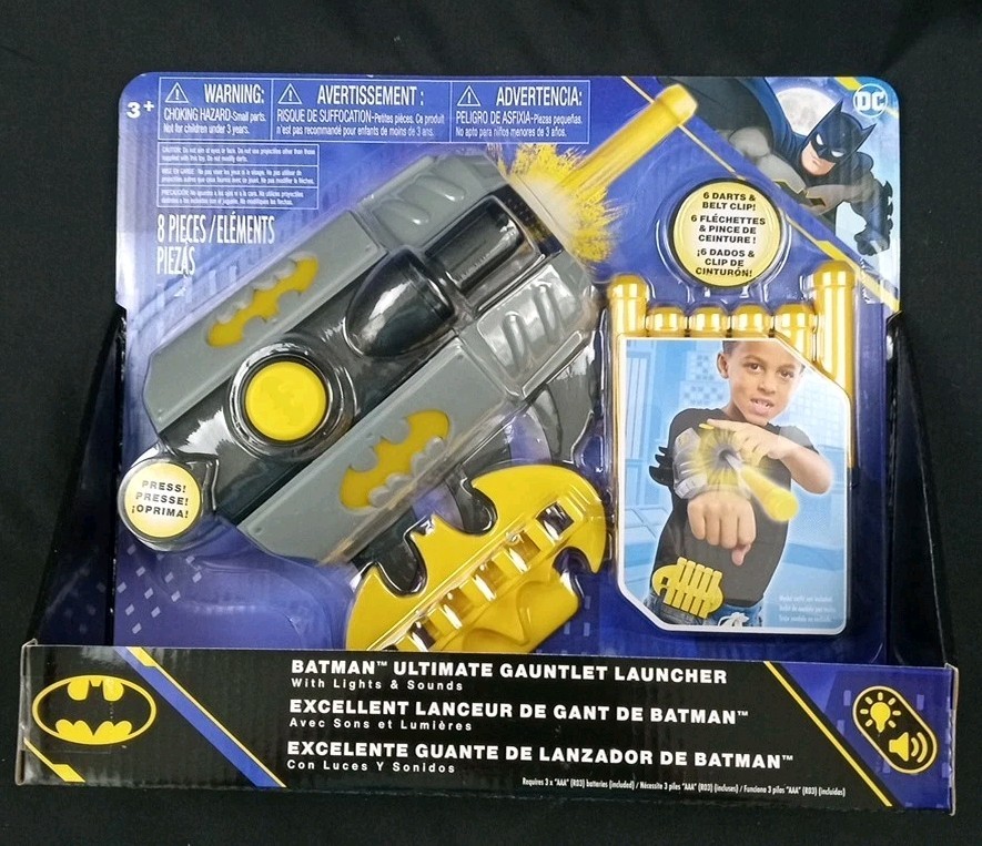 Batman Ultimate Gauntlet Launcher With Lights & Sounds DC Comics Interactive
