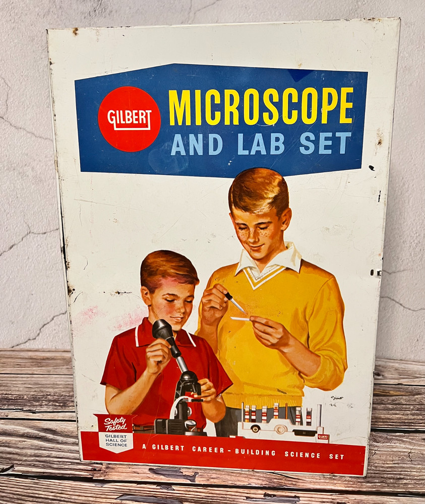 Vintage Microscope Medal Case (Just the case)