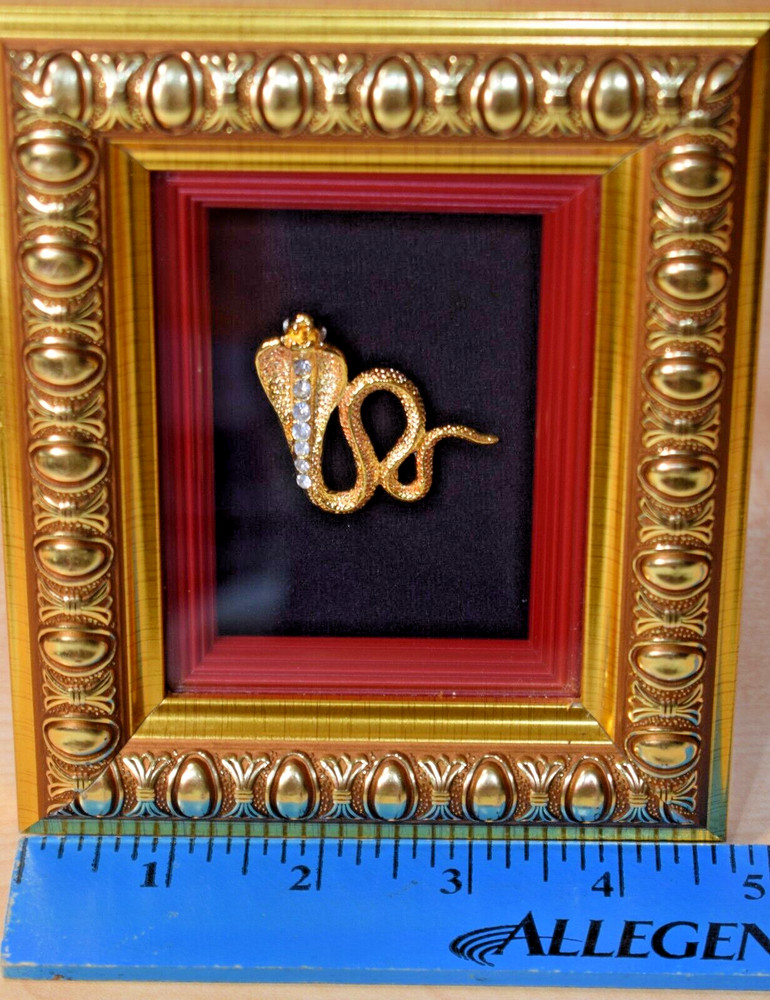 Cobra Snake Shadow Box Frame