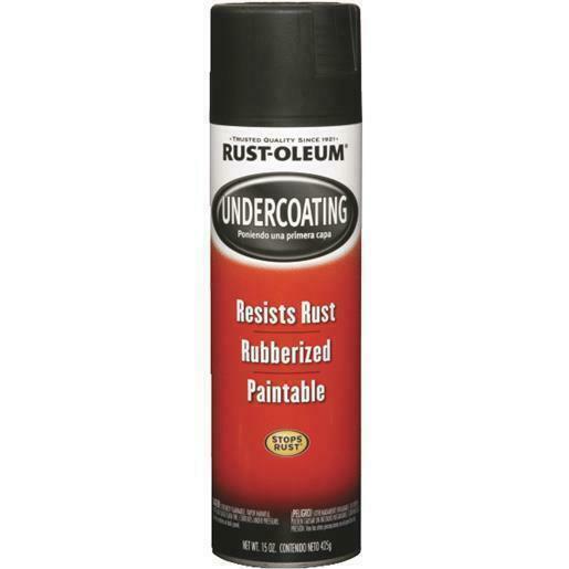 Rust-Oleum Undercoating Rubberized Black 15 oz Paintable