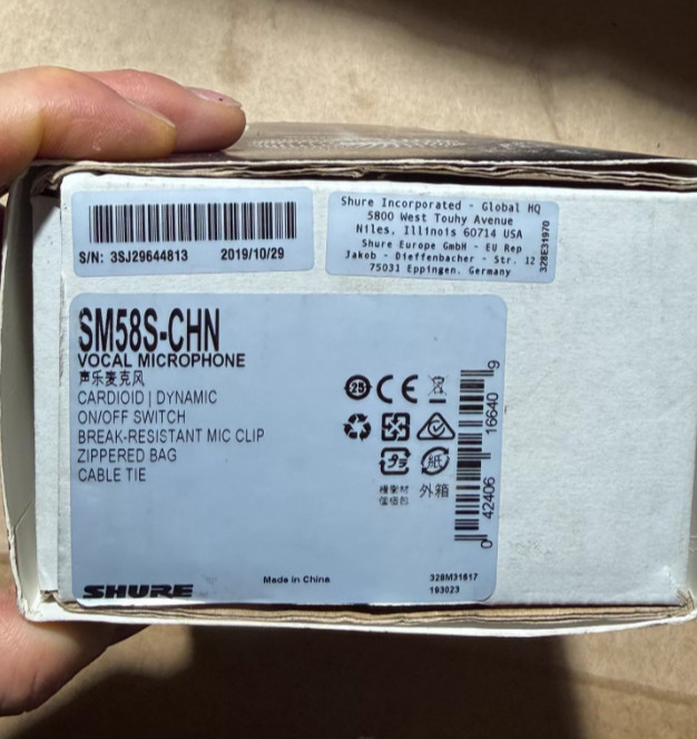 1pcs Shure SM58-CHN Wired Microphone