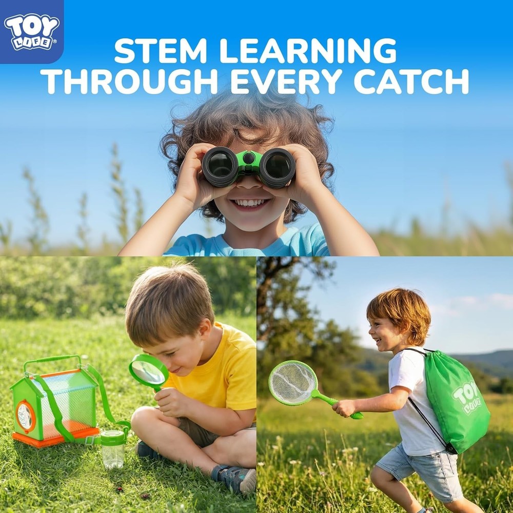 Bug Catcher for Kids, Bug Catching Kit Kids Explorer Kit with Bug Net, Catchi...