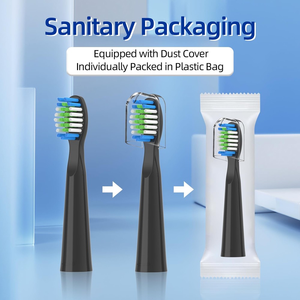 Compatible with Bitvae D2 Electric Toothbrush Replacement Heads, for Bitvae D...