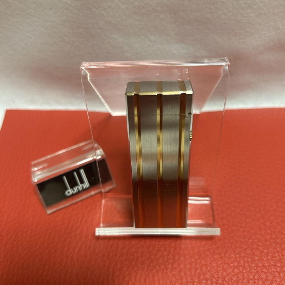 Overhauled Dunhill Rollagas lighter Silver Gold d mark without box