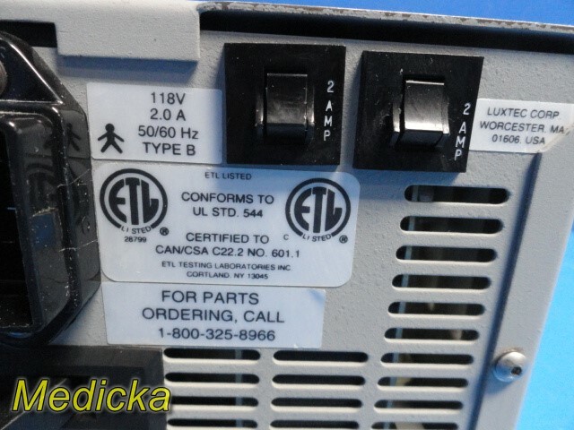 Luxtec Series 3000 Model 3150 Portable Light Source ~ 24132