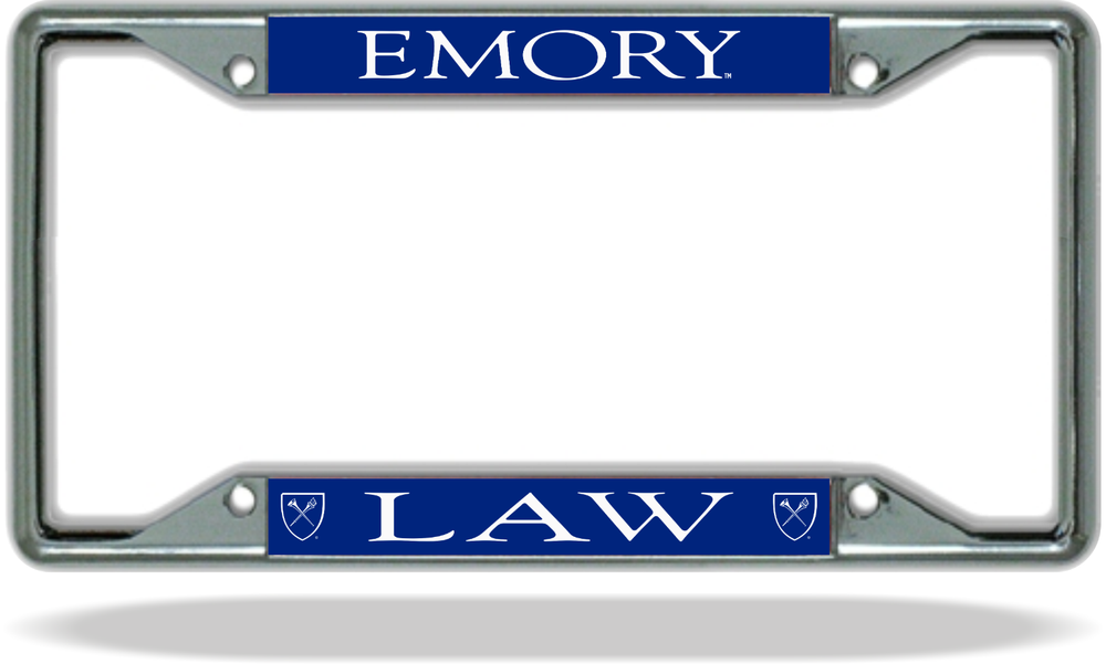 Emory LAW License Plate Frame