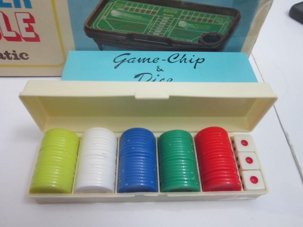 VTG Waco Auto-Shooter Craps Table Automatic Dice Roller Complete WORKING - VIDEO