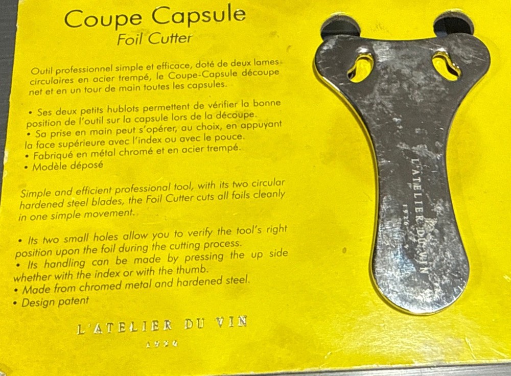 Chromed Metal Foil Cutter