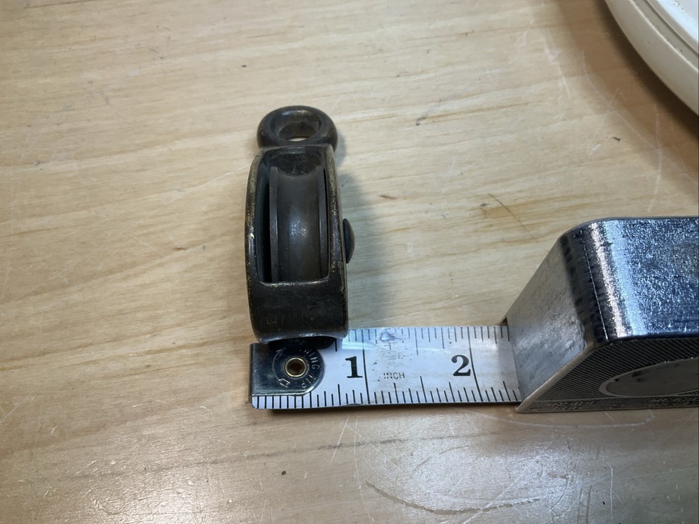 Antique Brass 3” Pulley