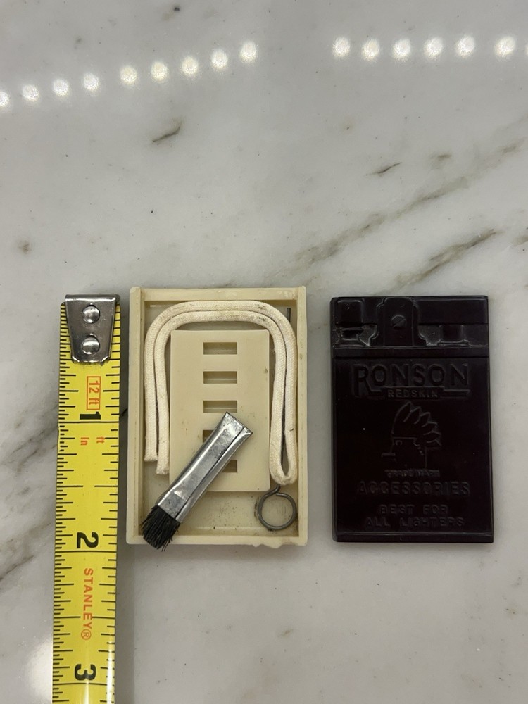 Vintage Ronson Plastikit Lighter Accessories Kit Case