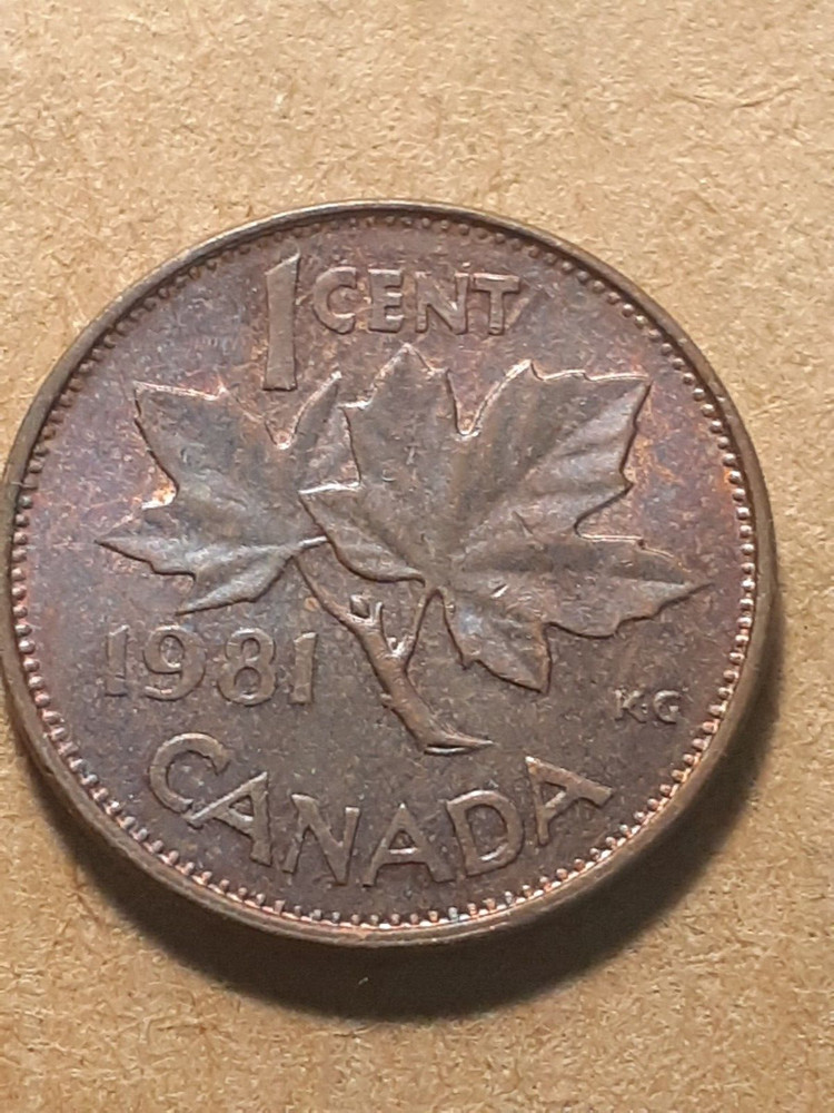 1981 ONE CENT CANADA