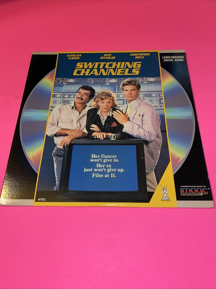Switching Channels - LASERDISC - Good - Kathleen Turne / 1988 Comedy