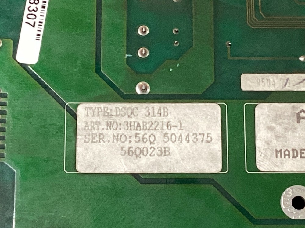 ABB DSQC 314B E3HAB2216-1 RECIFER BOARD