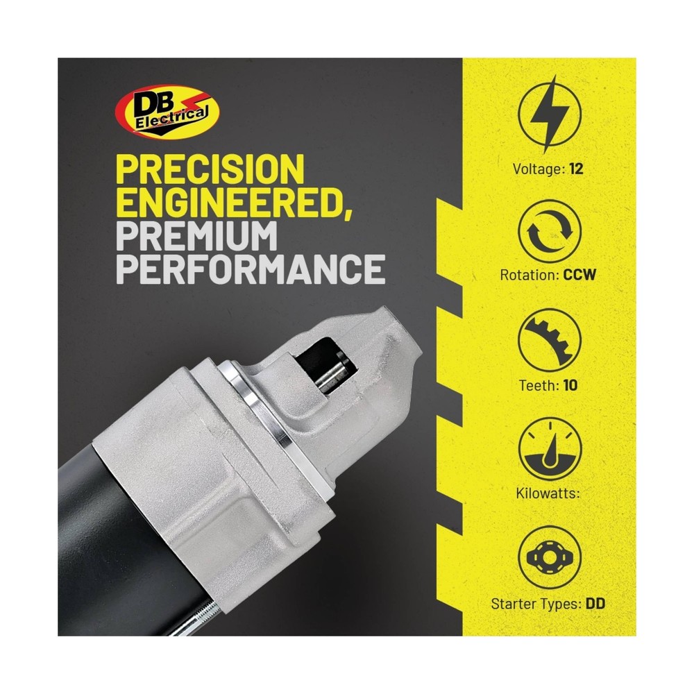 DB Electrical 410-52301 Starter Compatible with/Replacement for John Deere 63...