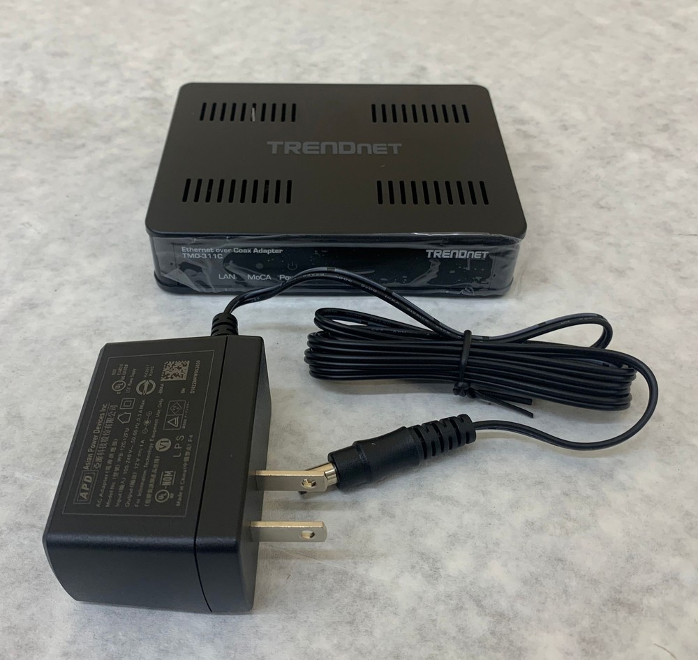 TRENDnet Ethernet Over Coax Adapter (TMO-311C)