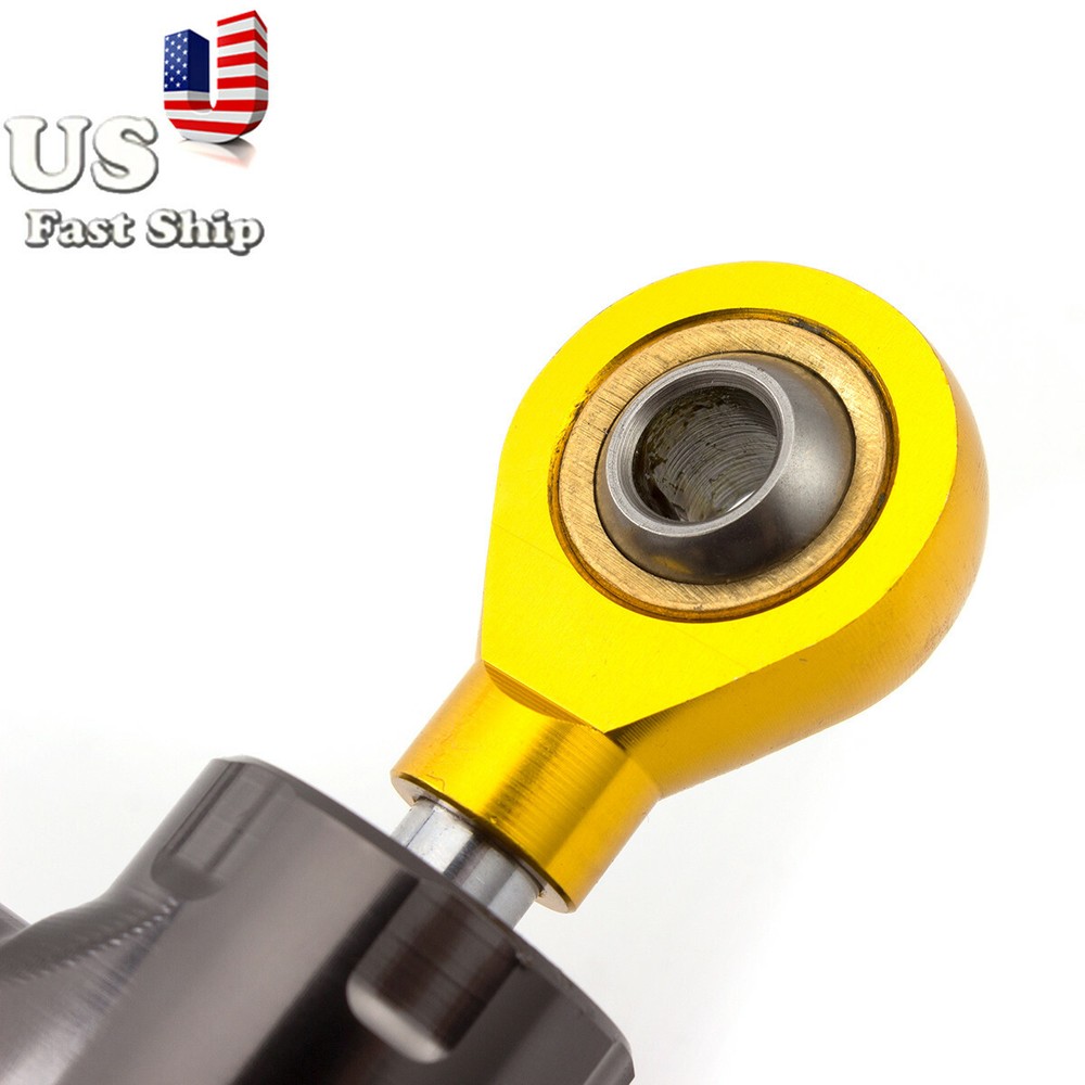 Steering Damper Universal Adjustable Motorcycle Steering Damper Stabilizer Gray