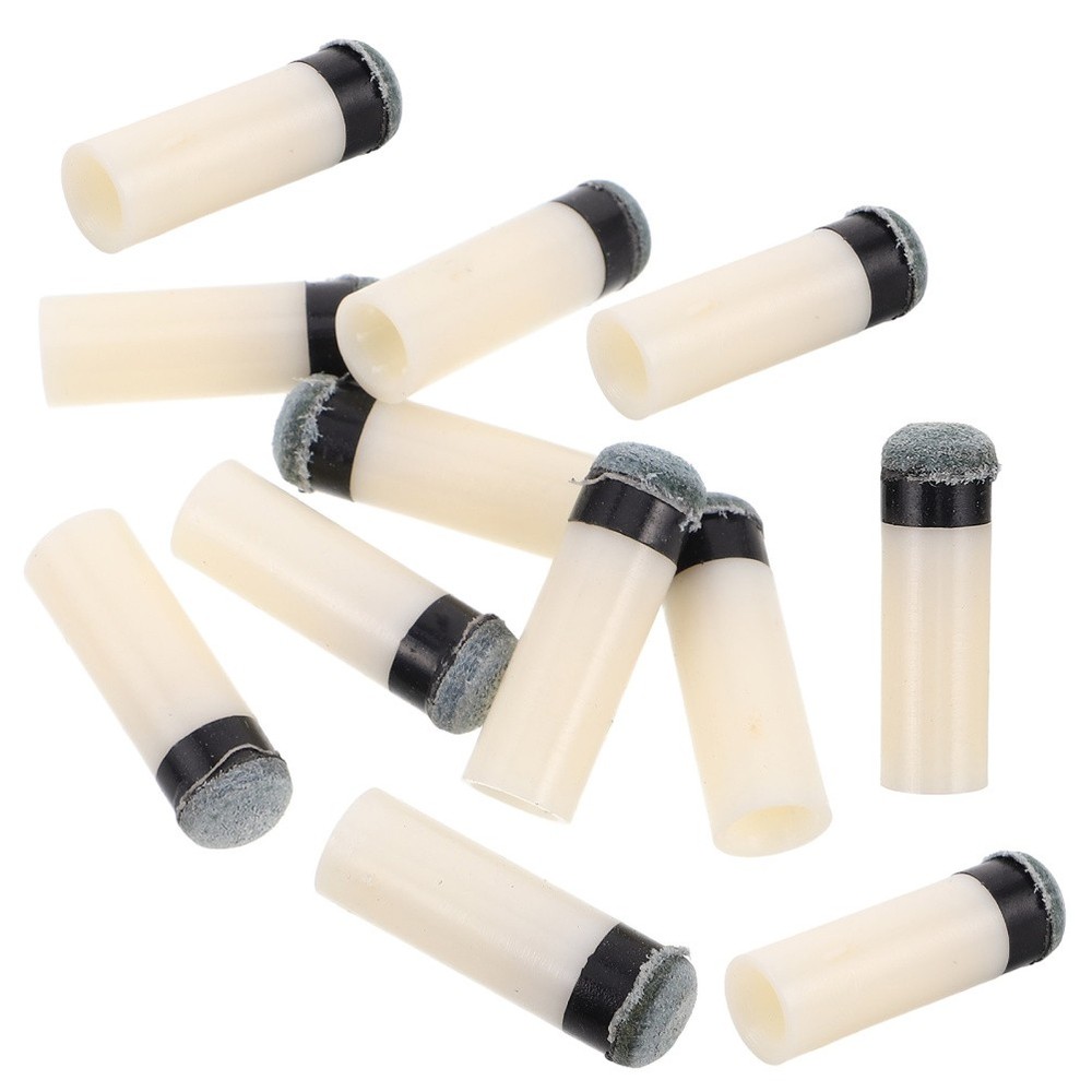 12 Pcs Pool Stick Tips Billiards Accessories Cue Replacement Kit