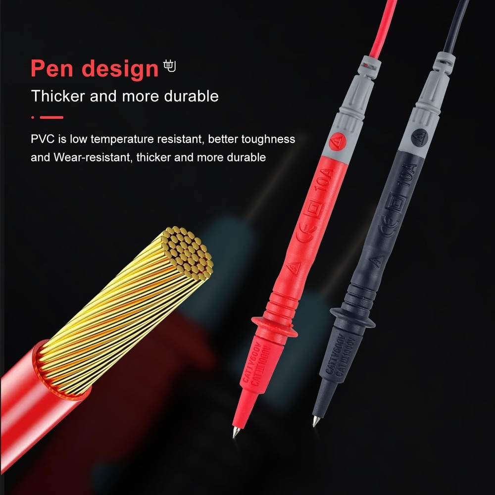 Digital Multimeter Handheld Tester 2000 Counts with NCV Function Su... Fast Ship