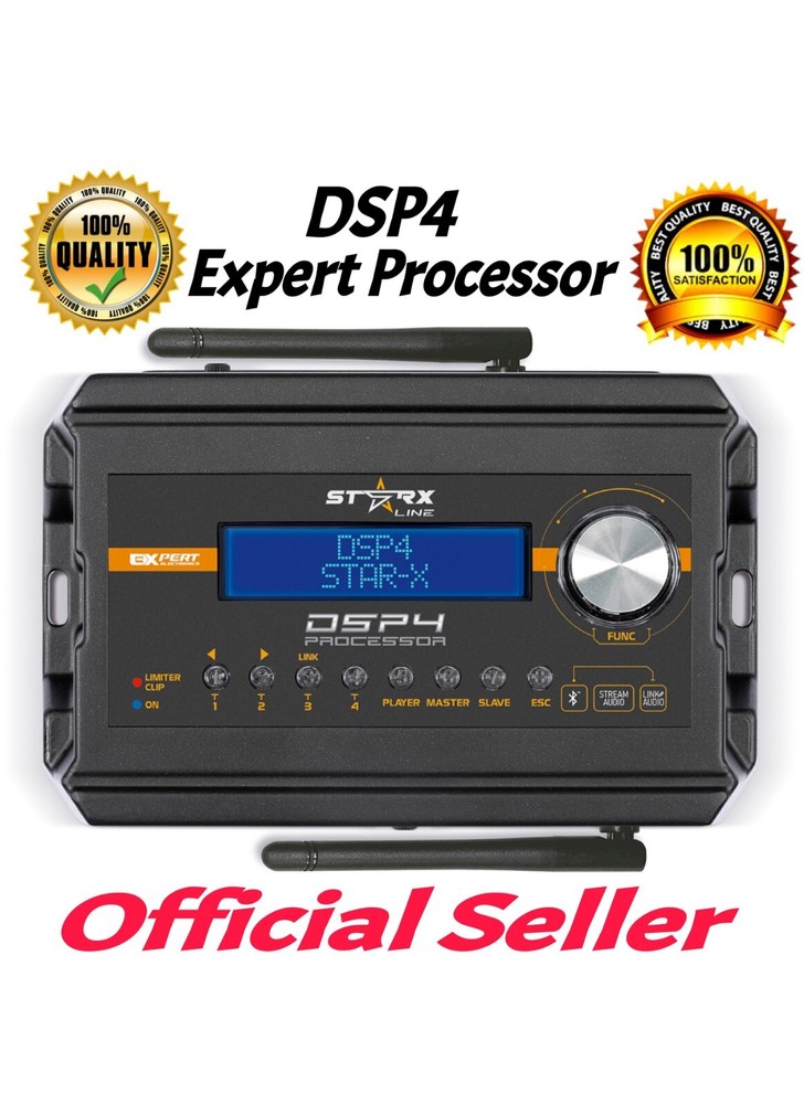 Expert Dsp4 Starx Processor 4 Channels Bluetooth Stream Audio Player - Launch