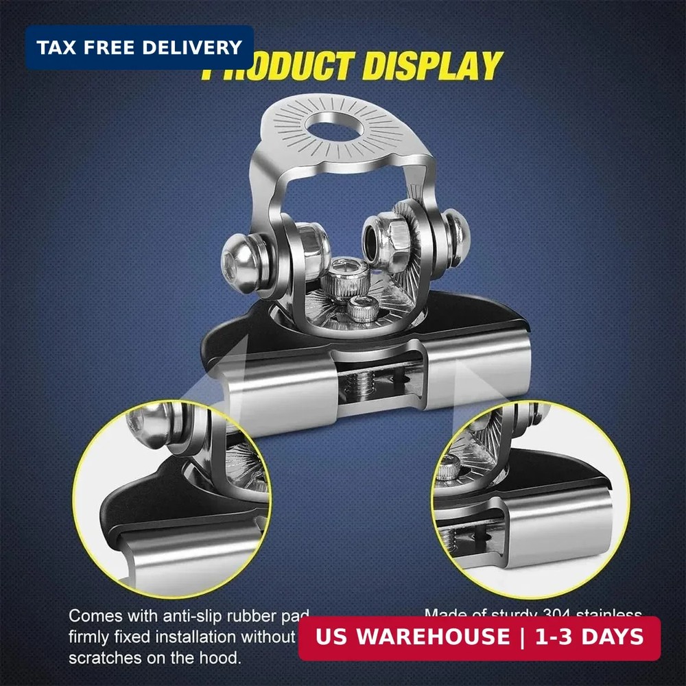 2PCS Car LED Light Bar Mounting Bracket, Adjustable Automotive LED Work Light Mo