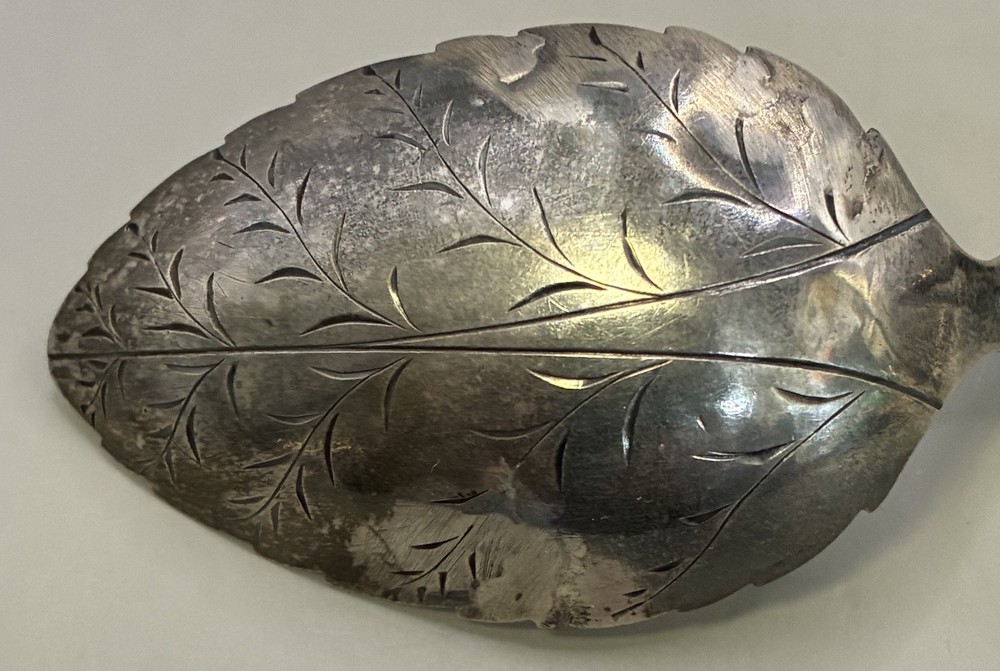 Two Mid-Century Norwegian 830 Silver Caddy Spoons