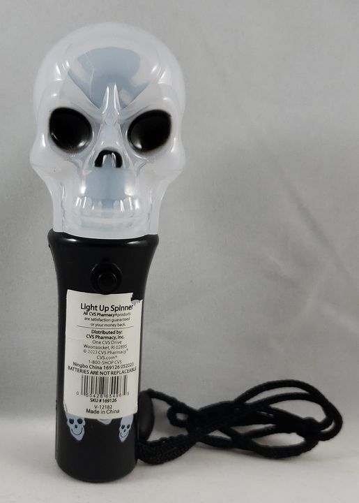 Light Up Spinner Ghost Head