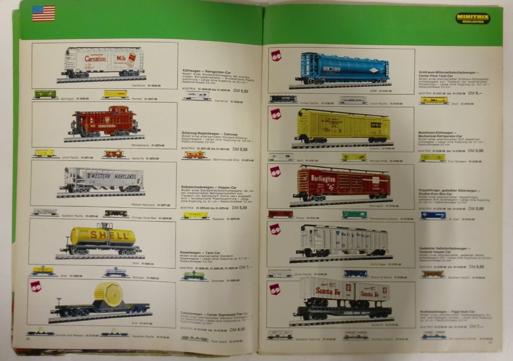 Minitrix 1969 Train Catalog