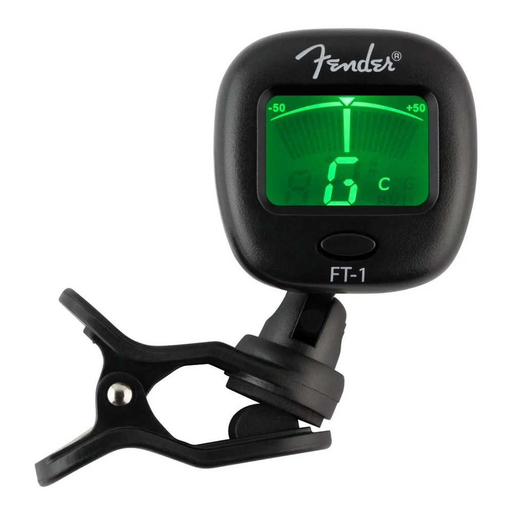Fender Accessory Essentials Pack (Cable, Clip-On Tuner, Strap)