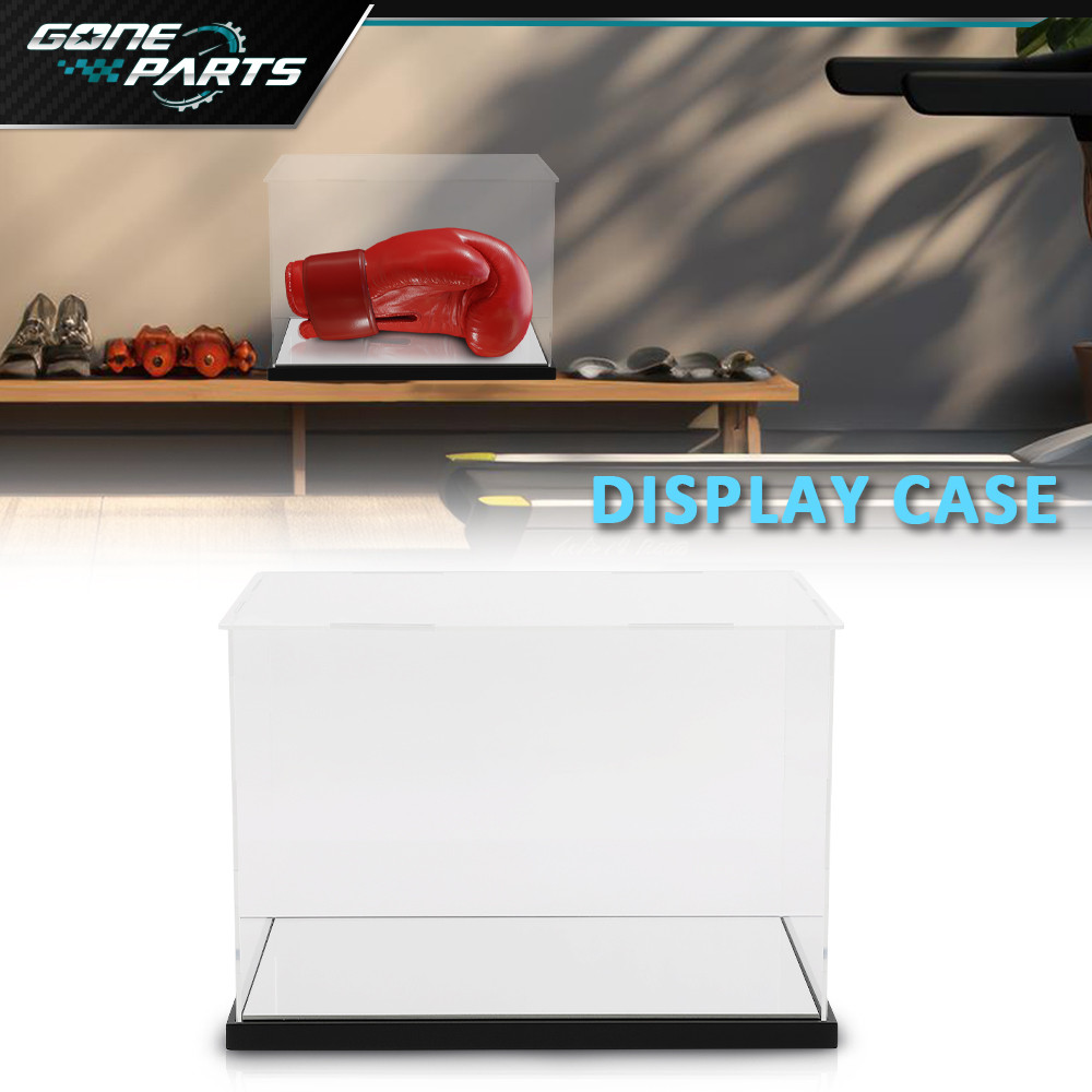 Clear Single Boxing Glove Horizontal Display Case