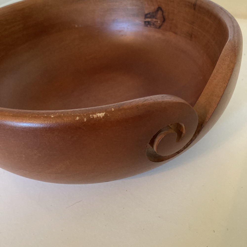 Loops & Threads Dark Mango Wood Bowl - Large