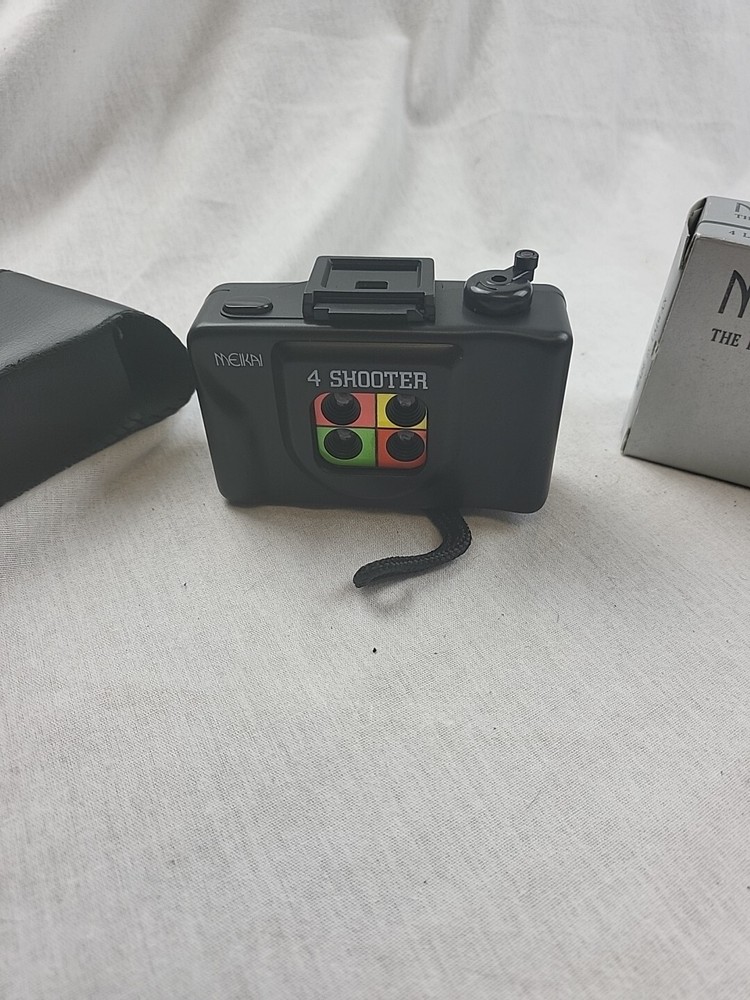 Meikai 4 Shooter 35mm Fun Compact Camera TEATED & WORKING!