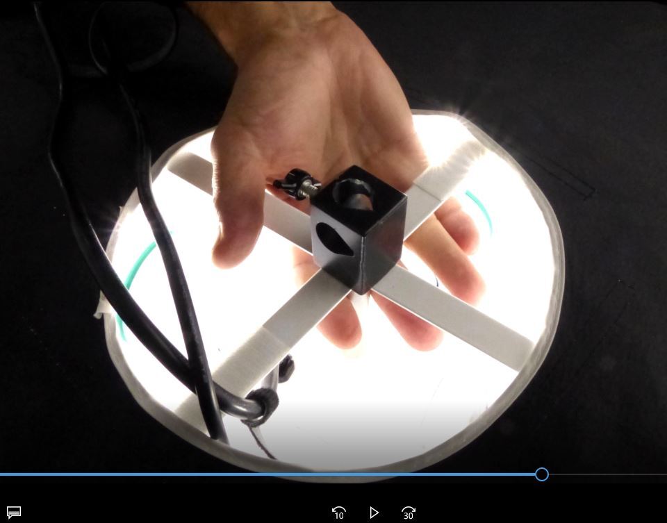 ALZO Duplex Socket Drum Space Light and Diffuser with 8 Bulb Capacity, No Bulbs